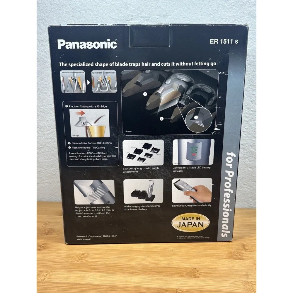 Panasonic‎ ER1511 Professional Clipper Made in Japan